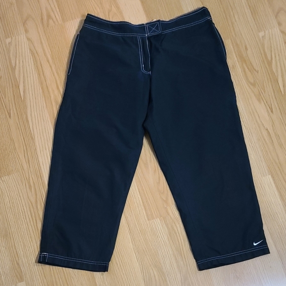 Nike Pants & Jumpsuits Nike Cropped Athletic Black Pants Poshmark